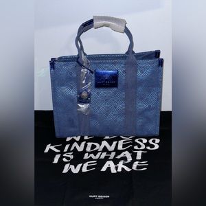 NWT Kurt Geiger London Small Blue Southbank Tote